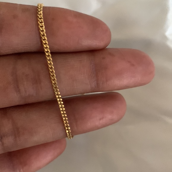 New! 14K Gold plated bracelet 7.25 inches - Picture 7 of 8